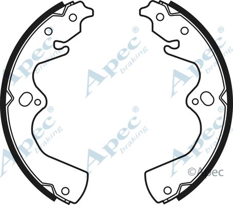 APEC BRAKING Piduriklotside komplekt SHU631